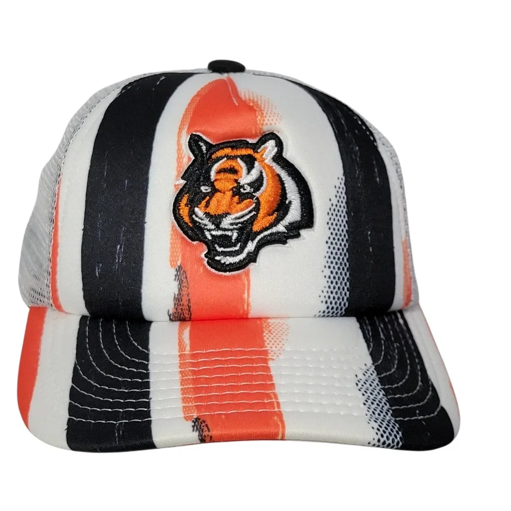 Cincinnati Bengals Boys Youth Hat Adjustable‎ Snapback Mesh Sides Back Cap NFL